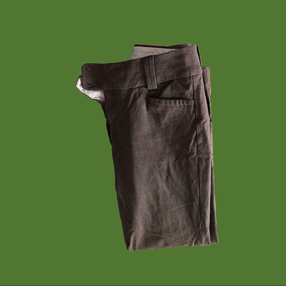 banana republic brown sloan fit stretch pants